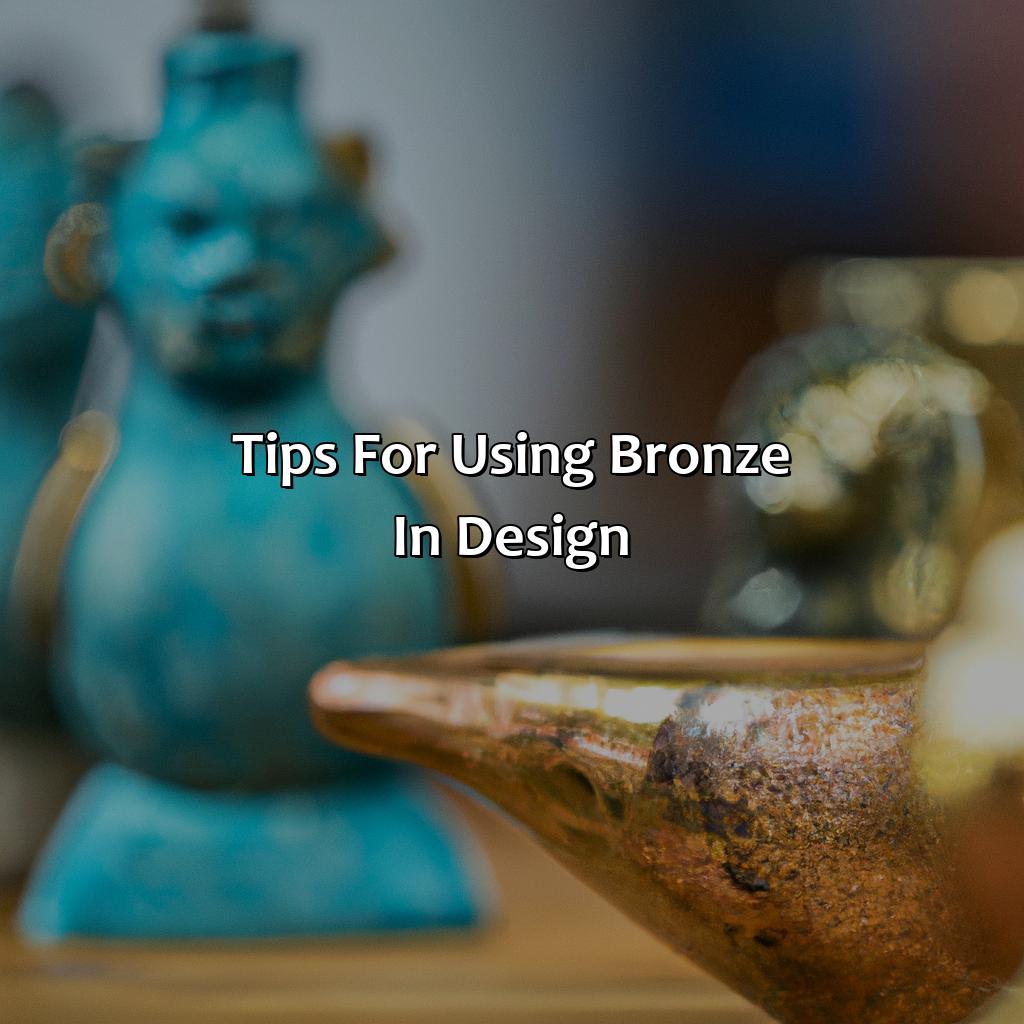 Tips For Using Bronze In Design  - What Color Goes With Bronze, 