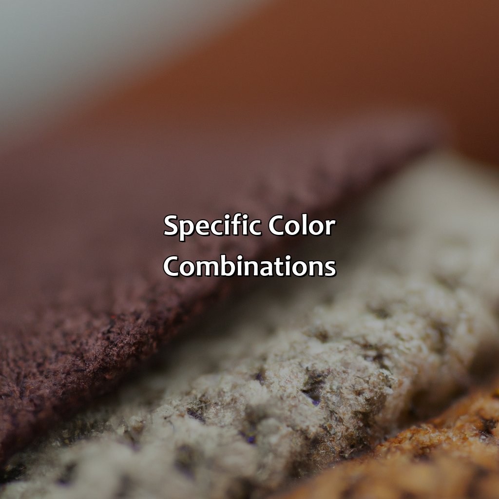 Specific Color Combinations  - What Color Goes With Brown, 