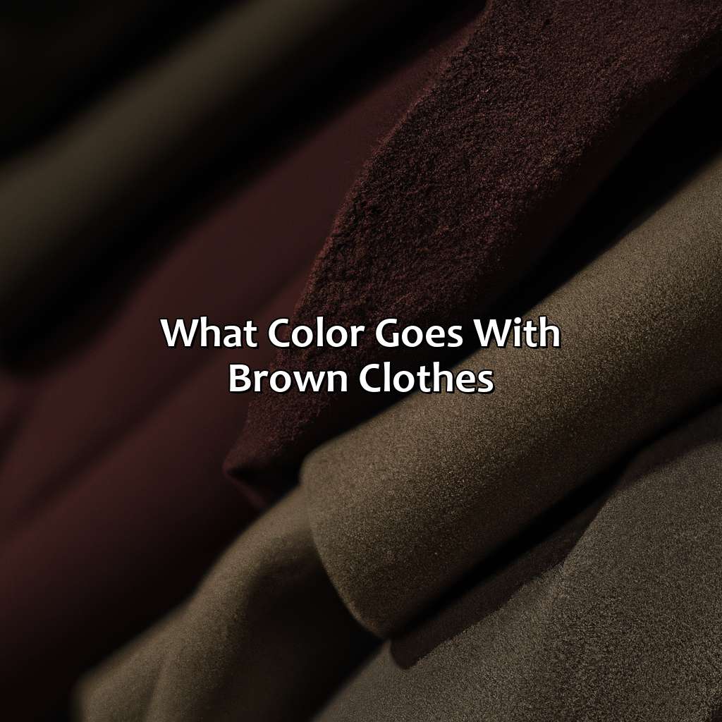 What Color Goes With Brown Clothes - colorscombo.com