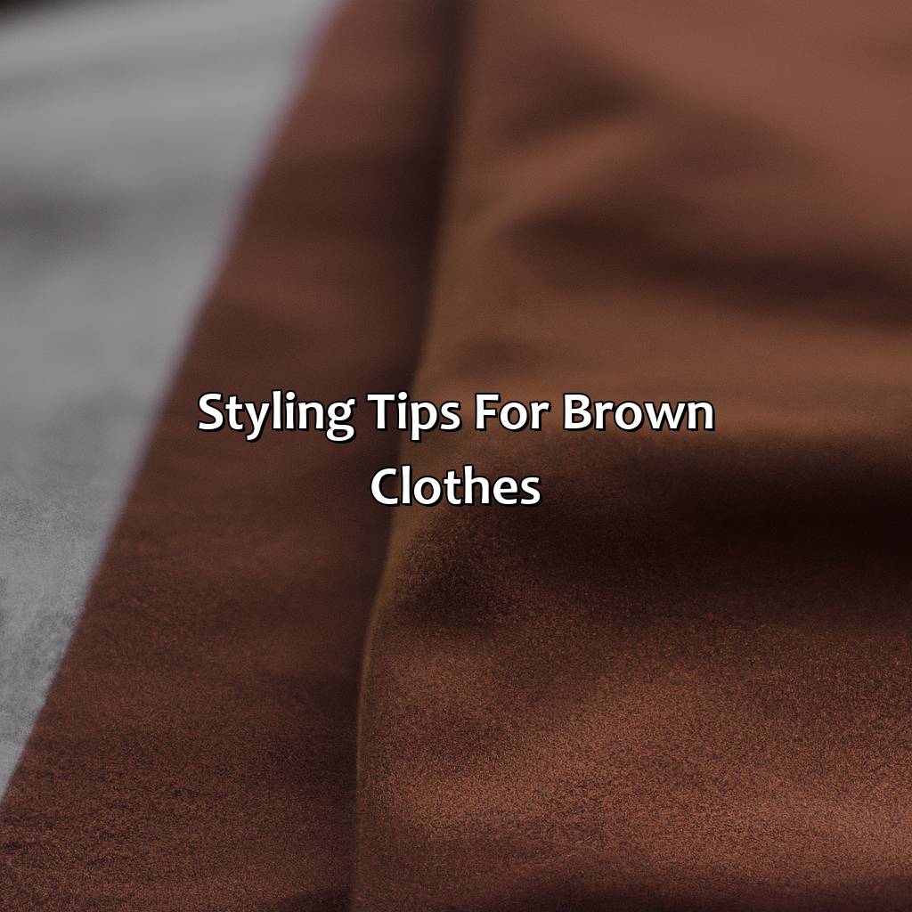 Styling Tips For Brown Clothes  - What Color Goes With Brown Clothes, 