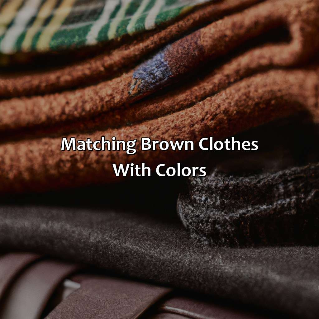 Matching Brown Clothes With Colors  - What Color Goes With Brown Clothes, 