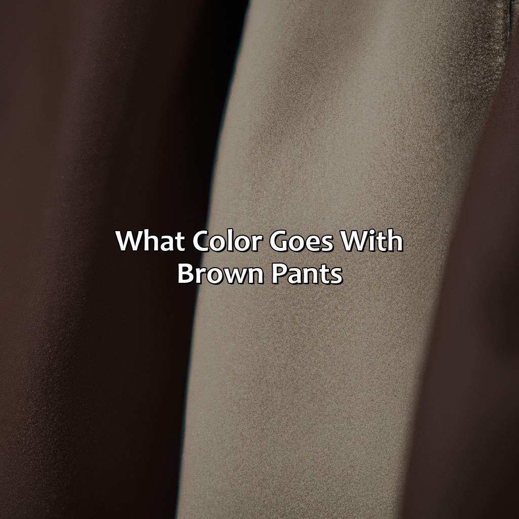 What Color Goes With Brown Pants - colorscombo.com