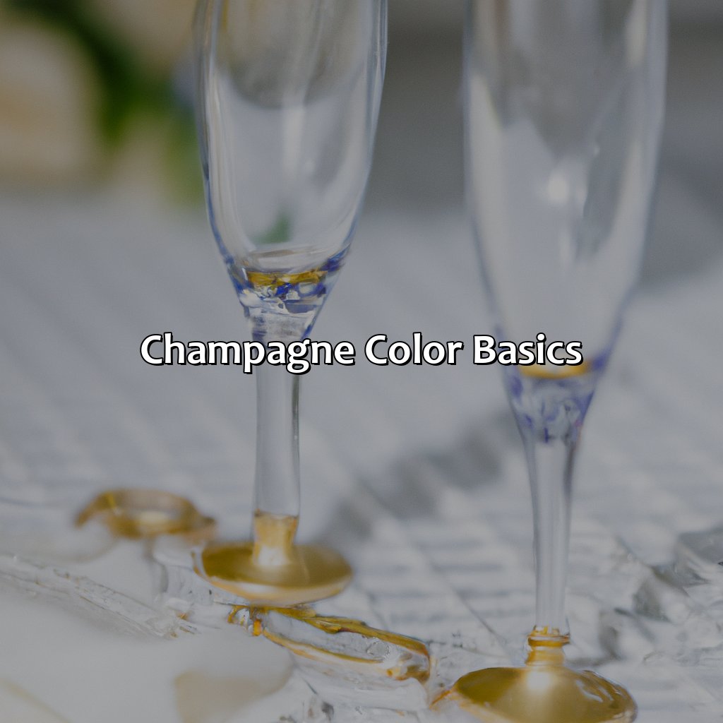 Champagne Color Basics  - What Color Goes With Champagne, 