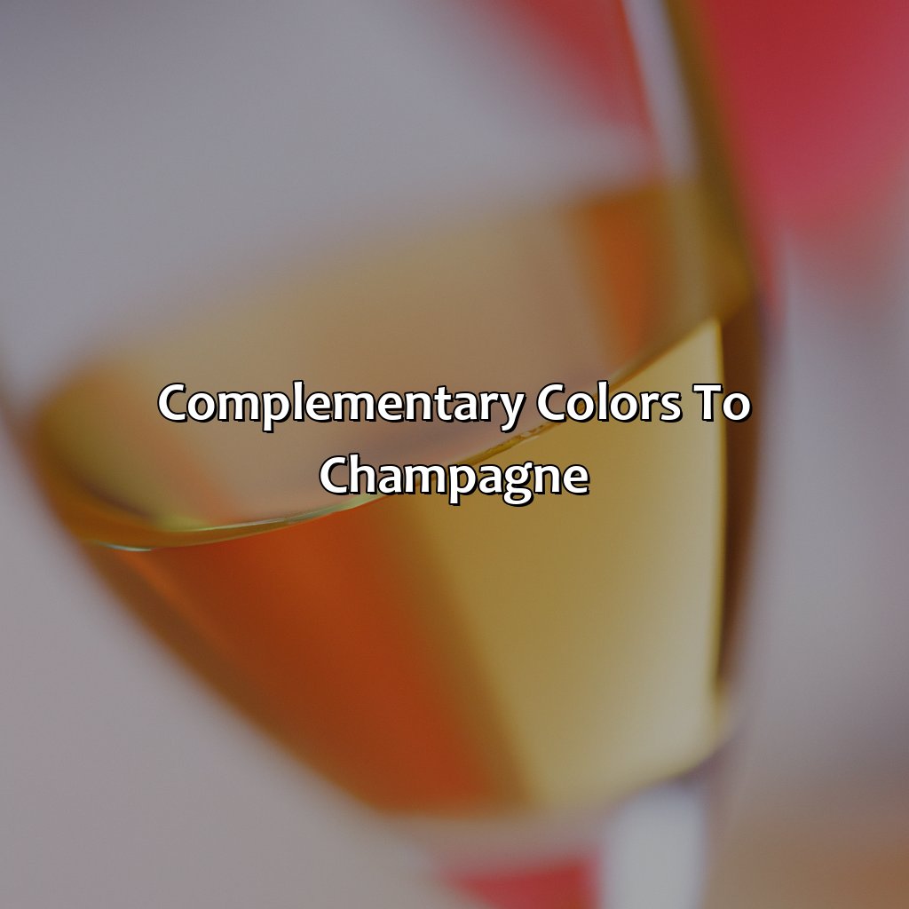 Complementary Colors To Champagne  - What Color Goes With Champagne, 