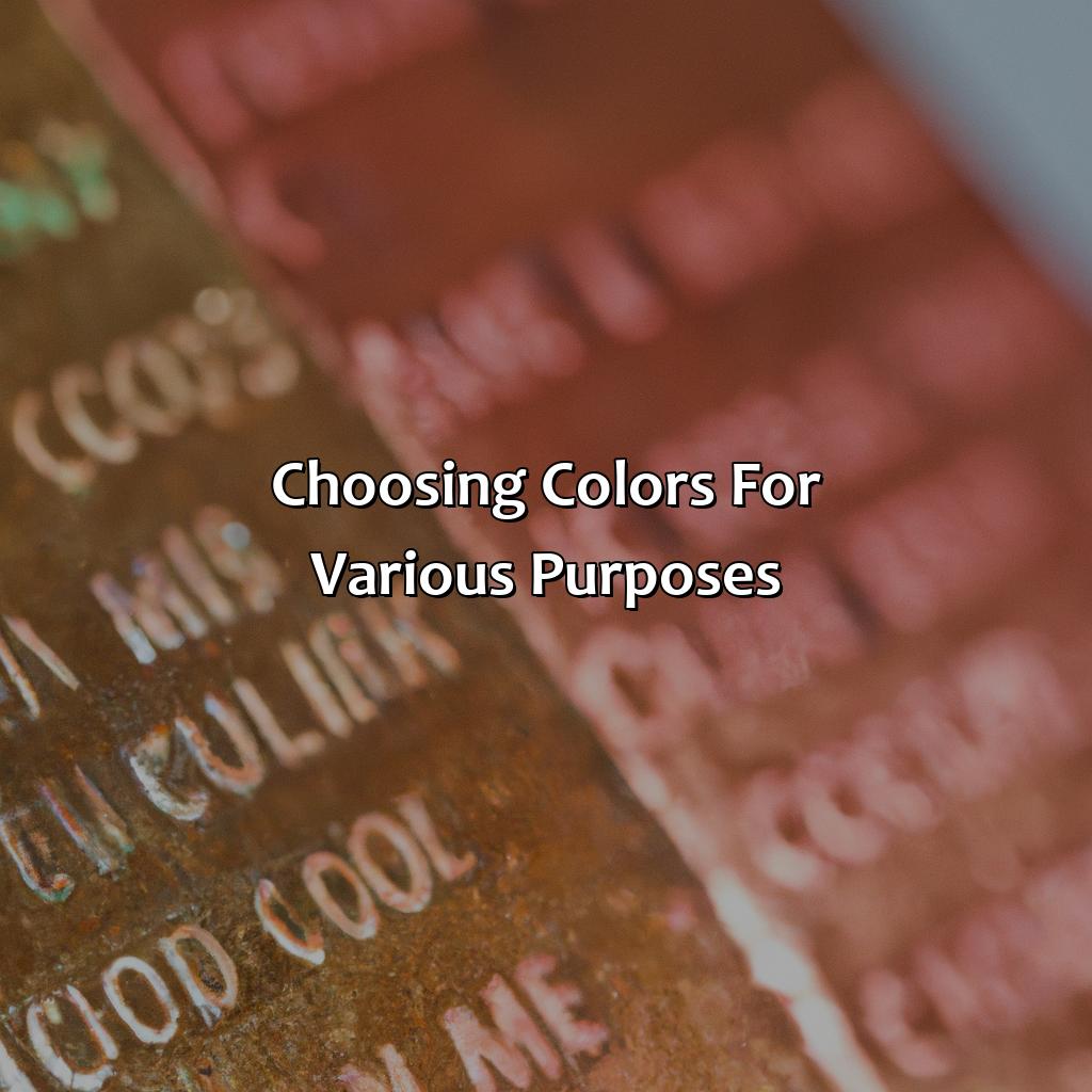 Choosing Colors For Various Purposes  - What Color Goes With Copper, 