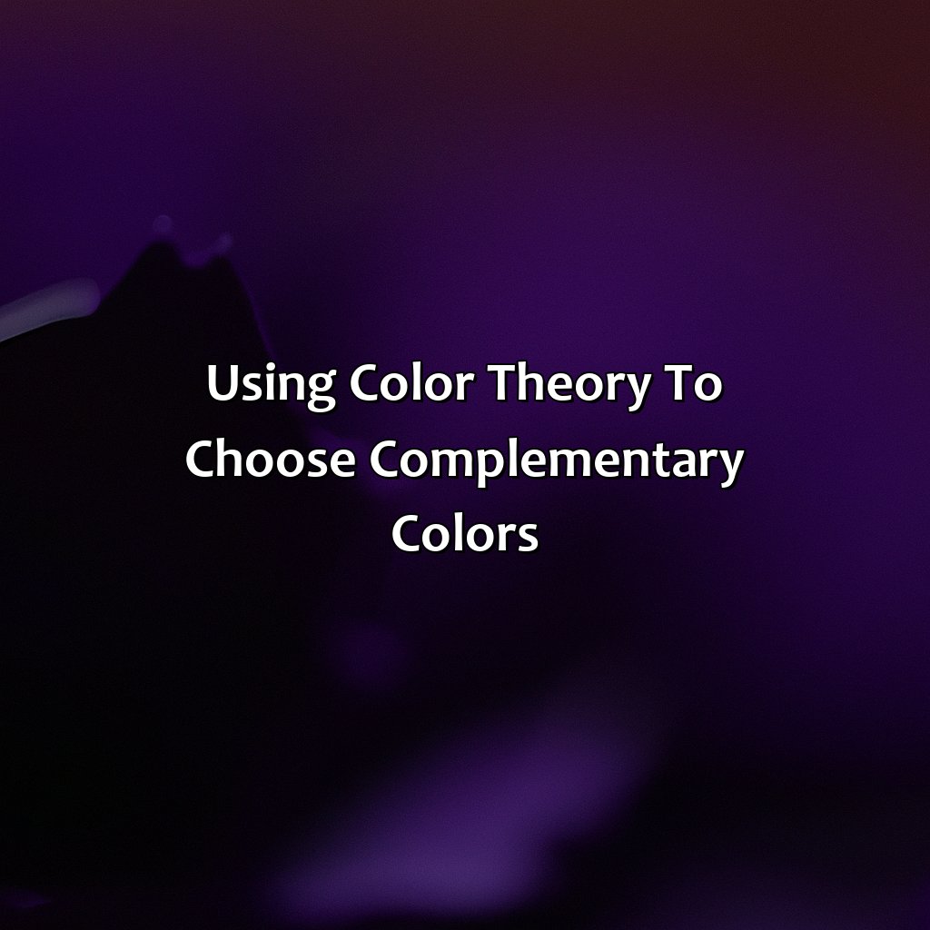 Using Color Theory To Choose Complementary Colors  - What Color Goes With Dark Purple, 