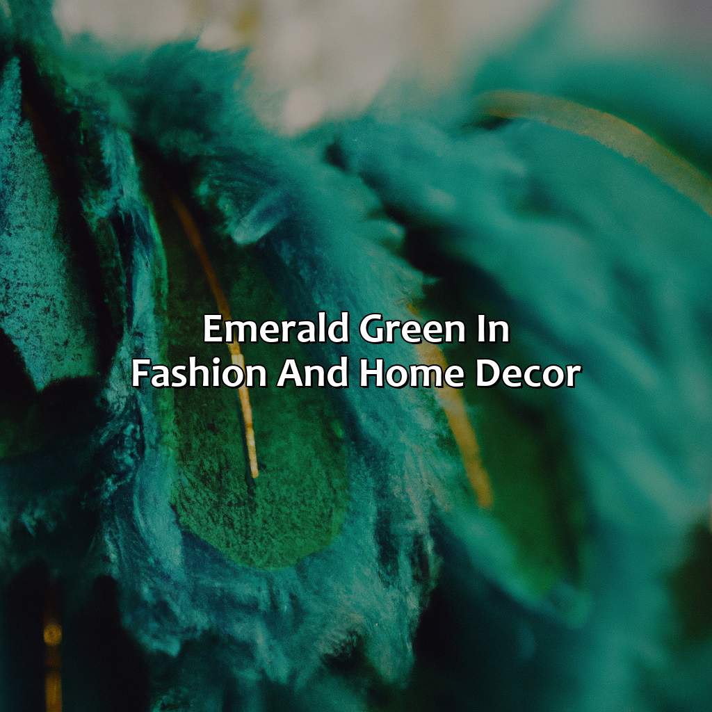 Emerald Green In Fashion And Home Decor  - What Color Goes With Emerald Green, 