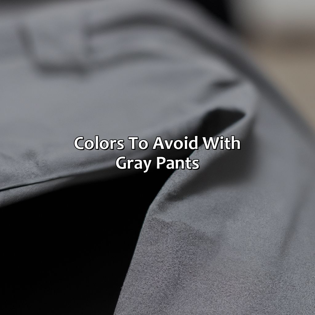 What Color Goes With Gray Pants - colorscombo.com