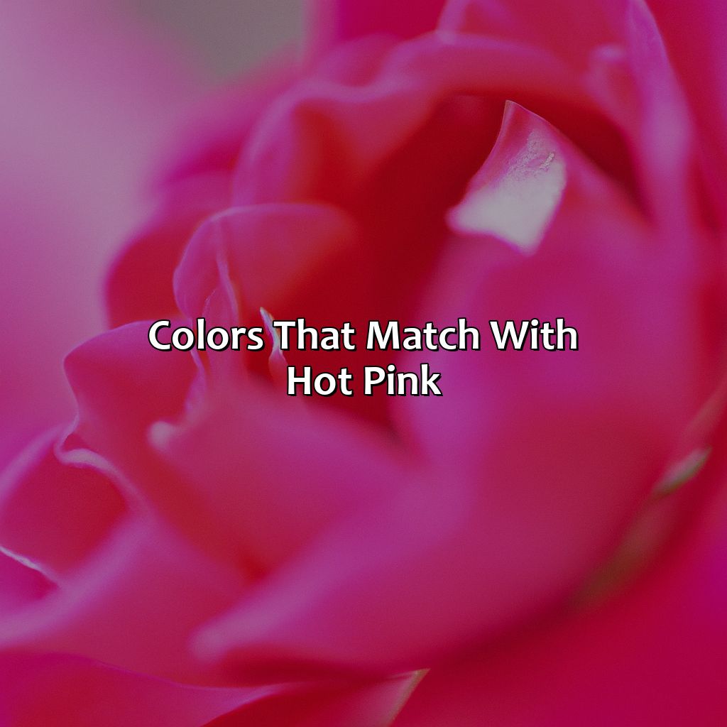 Colors That Match With Hot Pink  - What Color Goes With Hot Pink, 
