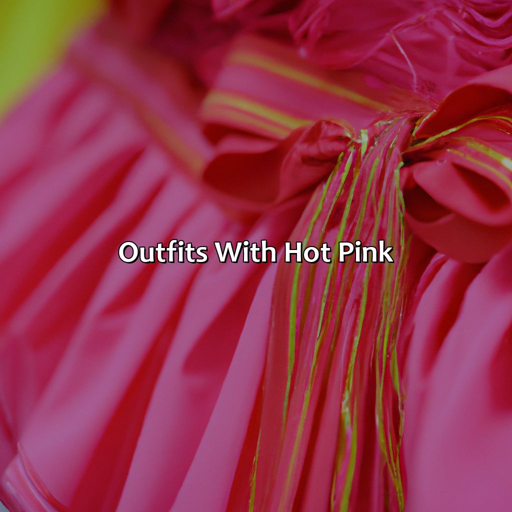 Outfits With Hot Pink  - What Color Goes With Hot Pink, 