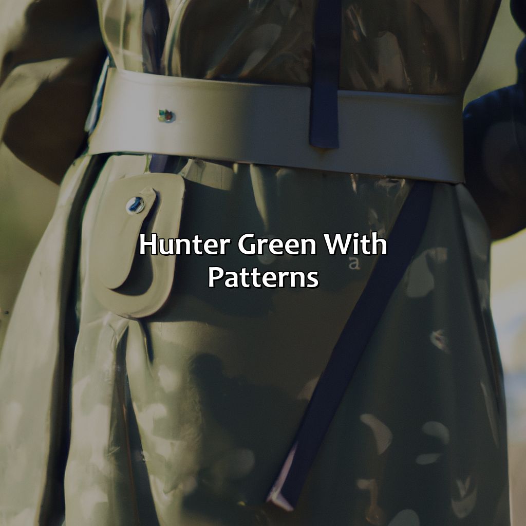 Hunter Green With Patterns  - What Color Goes With Hunter Green, 