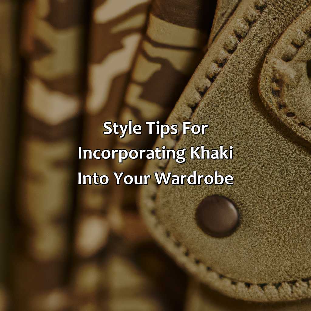 Style Tips For Incorporating Khaki Into Your Wardrobe  - What Color Goes With Khaki, 