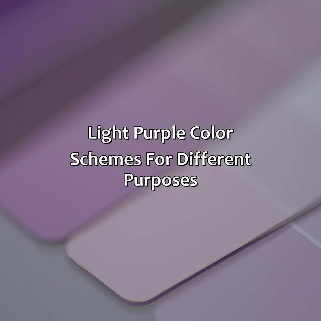 Light Purple Color Schemes For Different Purposes  - What Color Goes With Light Purple, 