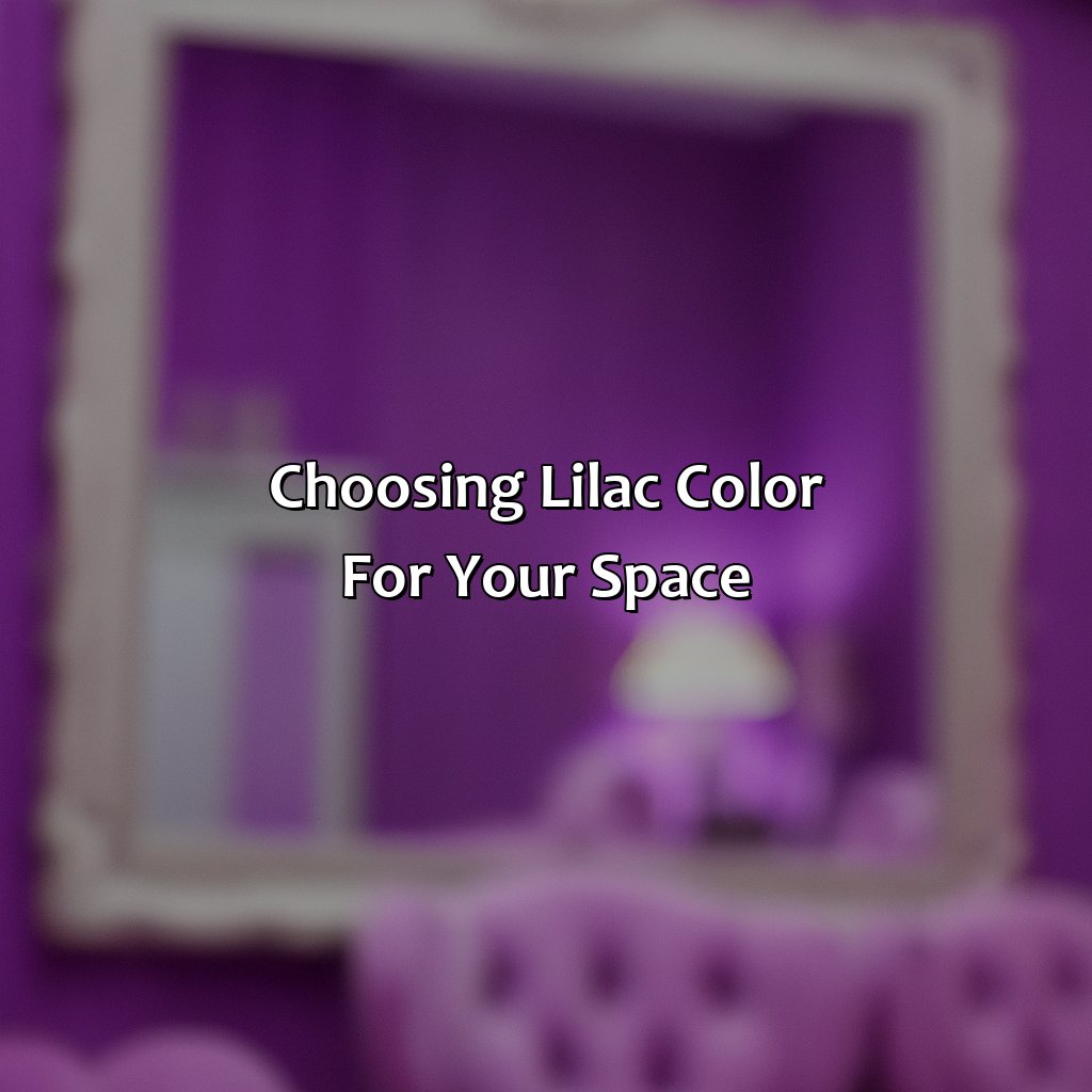 Choosing Lilac Color For Your Space  - What Color Goes With Lilac, 