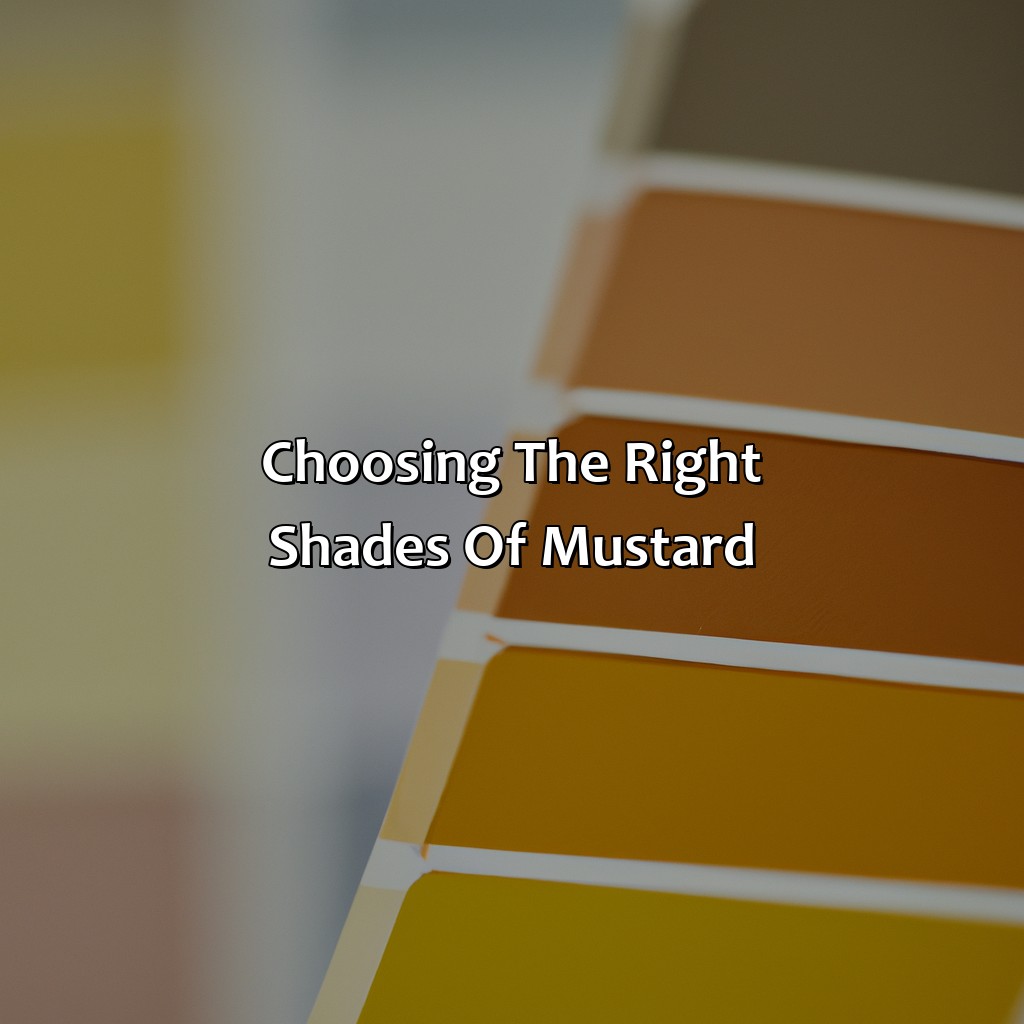 Choosing The Right Shades Of Mustard  - What Color Goes With Mustard, 