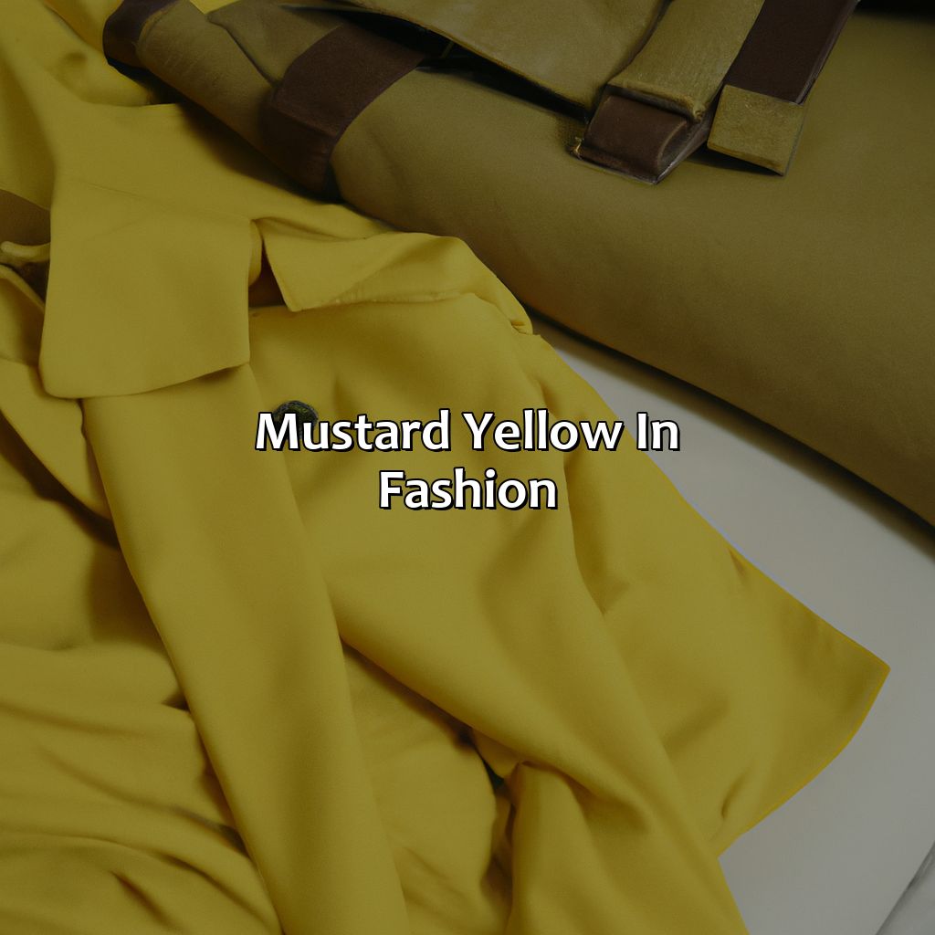 Mustard Yellow In Fashion  - What Color Goes With Mustard Yellow, 