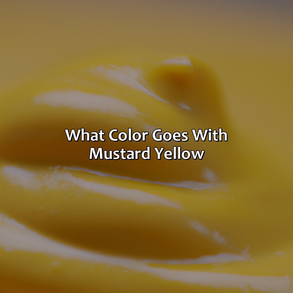 What Color Goes With Mustard Yellow - colorscombo.com