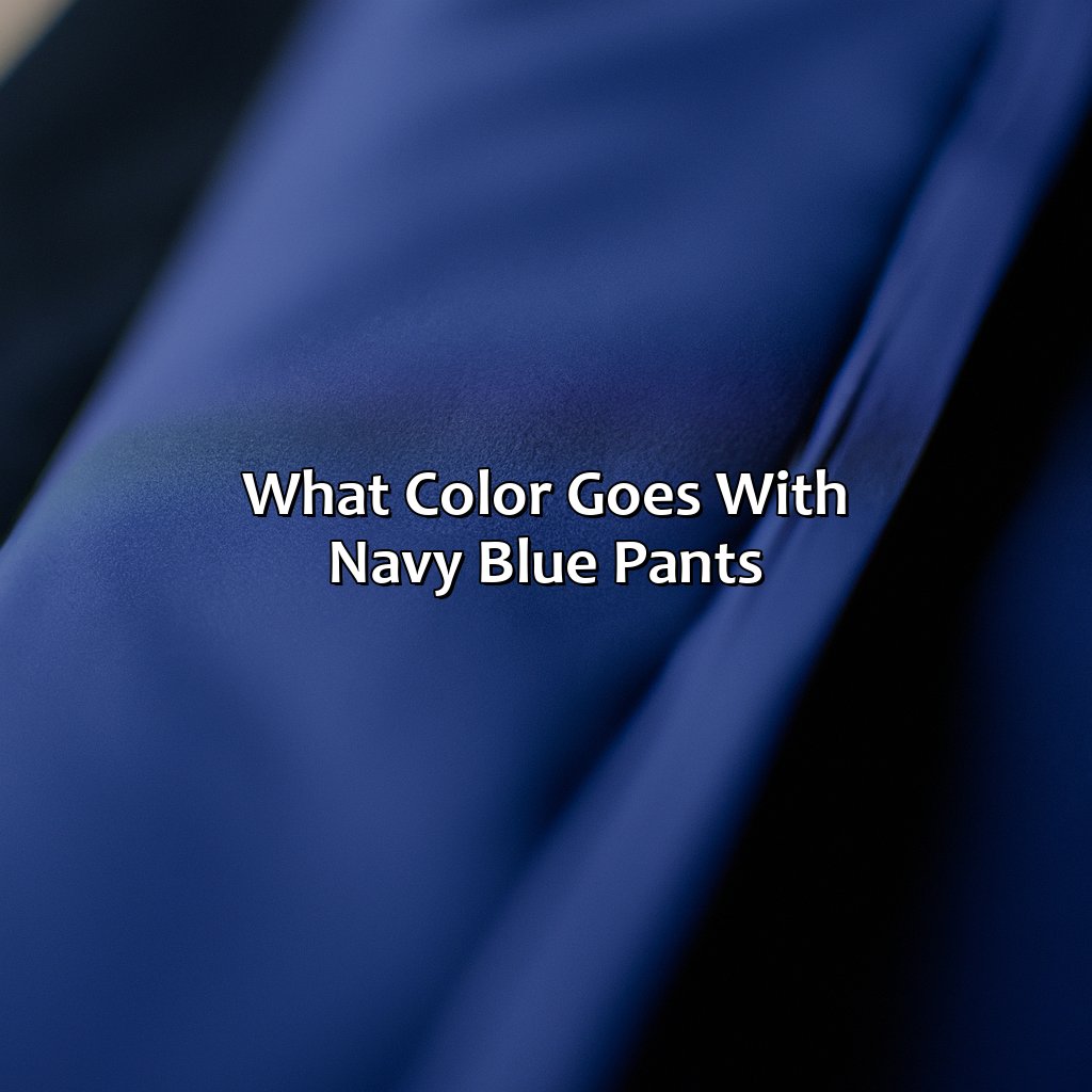 What Color Goes With Navy Blue Pants - colorscombo.com