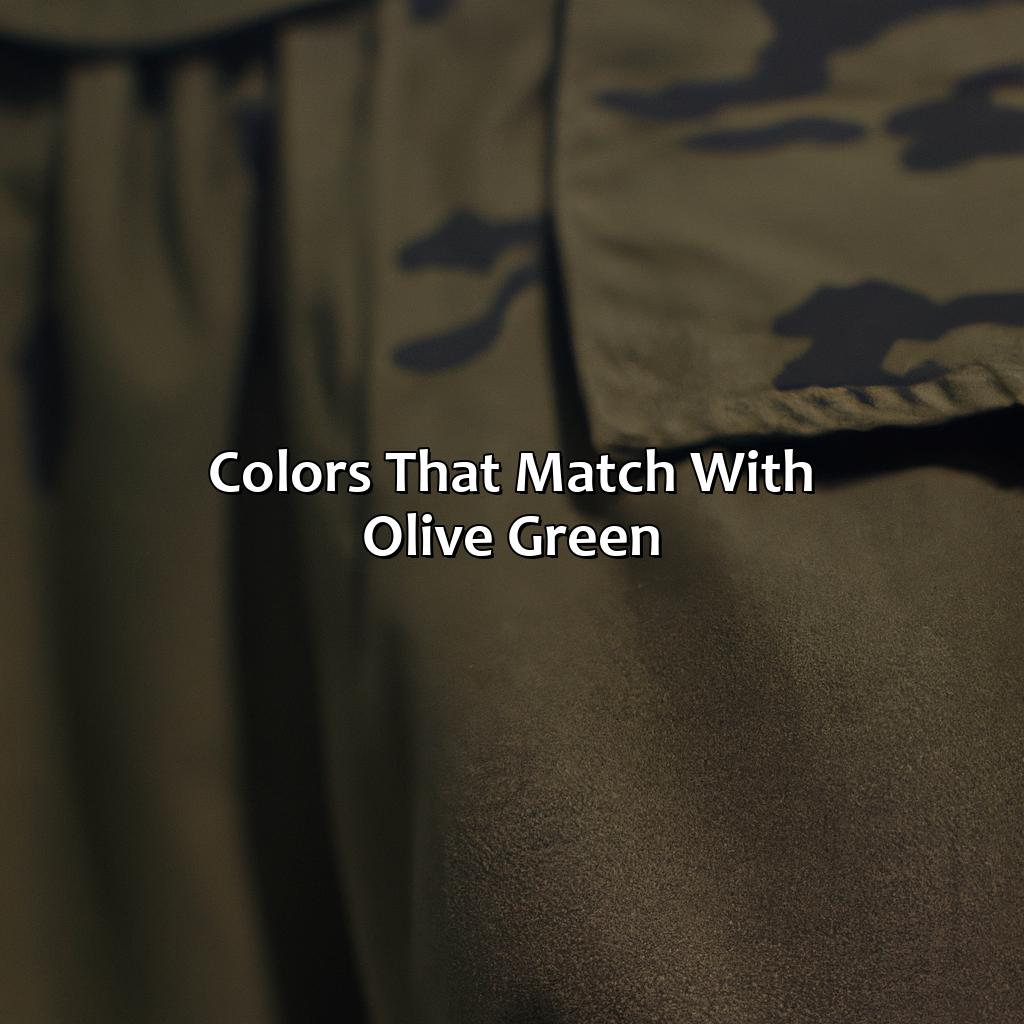Colors That Match With Olive Green  - What Color Goes With Olive Green Pants, 