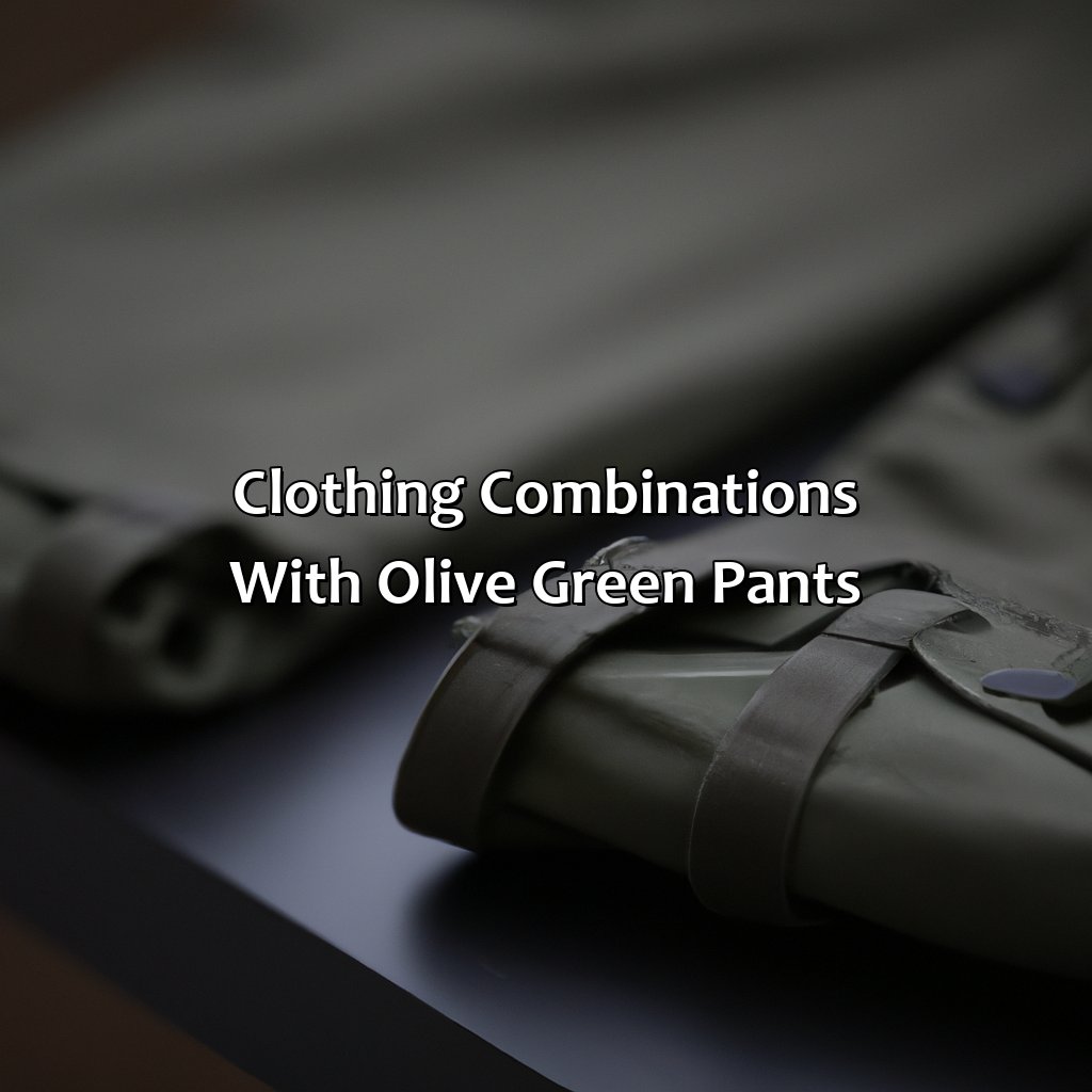 Clothing Combinations With Olive Green Pants  - What Color Goes With Olive Green Pants, 
