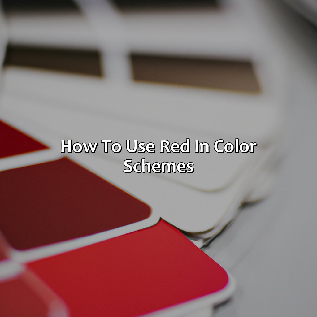 How To Use Red In Color Schemes  - What Color Goes With Red, 