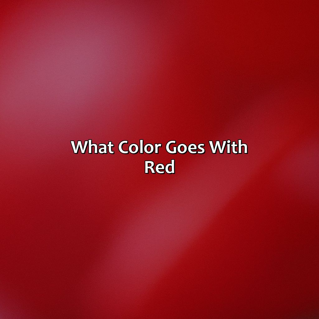 What Color Goes With Red - colorscombo.com