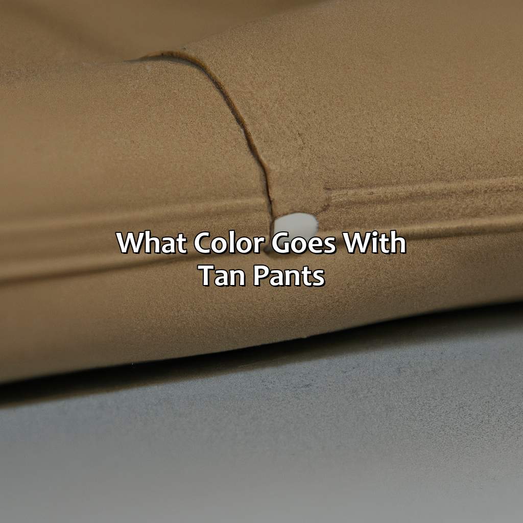 What Color Goes With Tan Pants - colorscombo.com