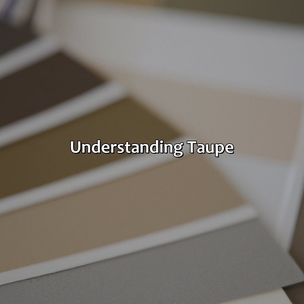 Understanding Taupe  - What Color Goes With Taupe, 