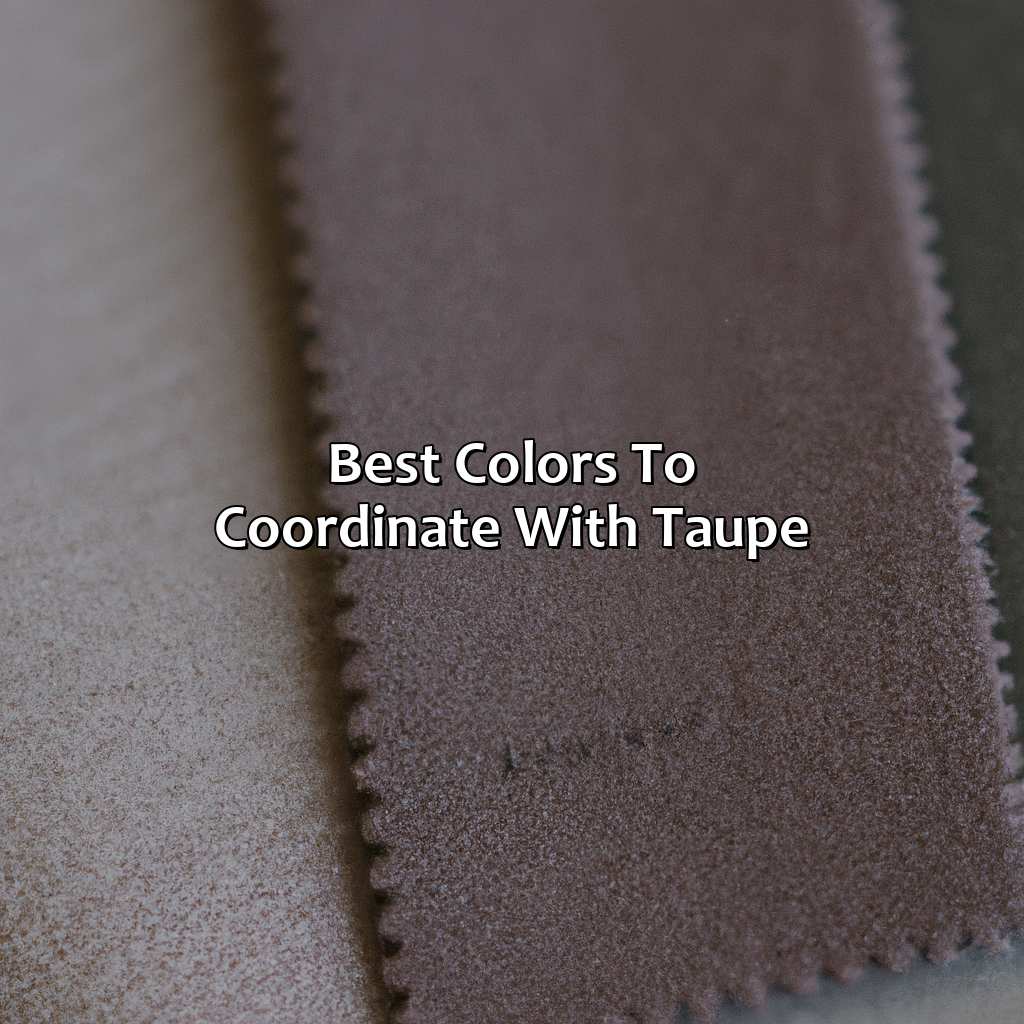 Best Colors To Coordinate With Taupe  - What Color Goes With Taupe, 