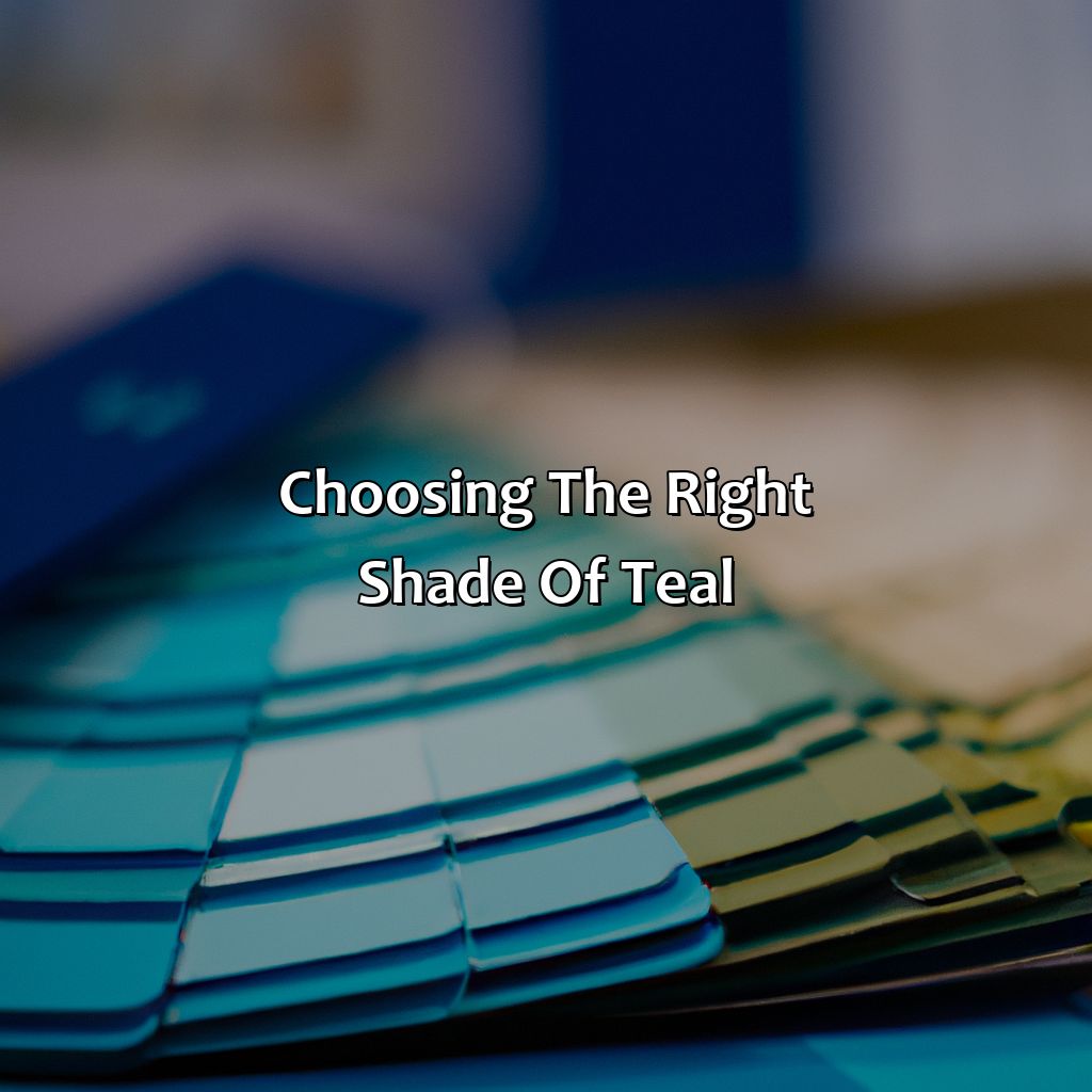 Choosing The Right Shade Of Teal  - What Color Goes With Teal, 