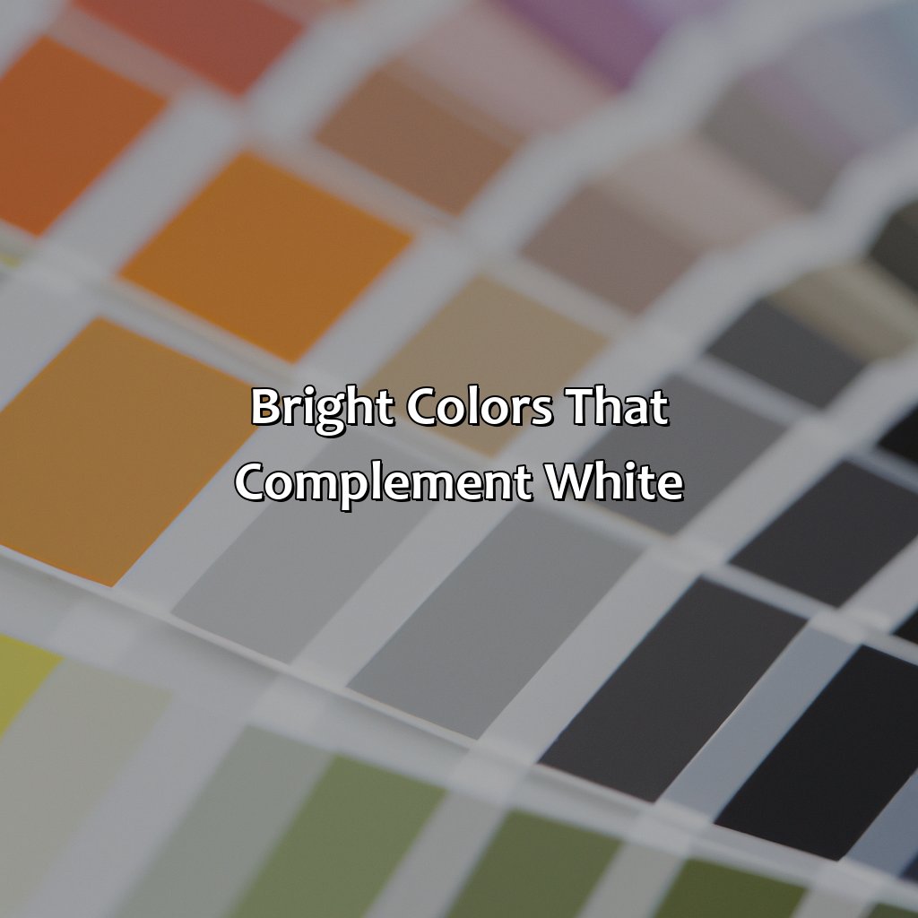 Bright Colors That Complement White  - What Color Goes With White, 