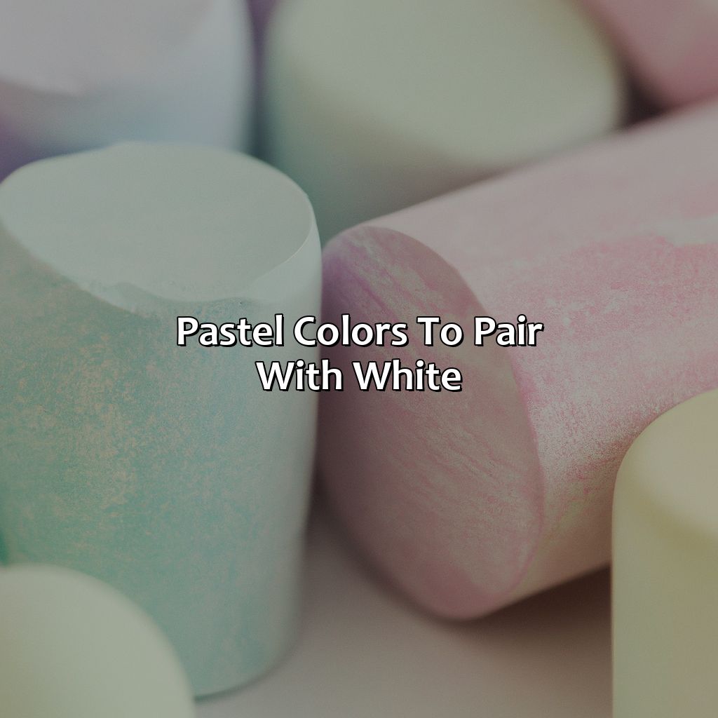 Pastel Colors To Pair With White  - What Color Goes With White, 