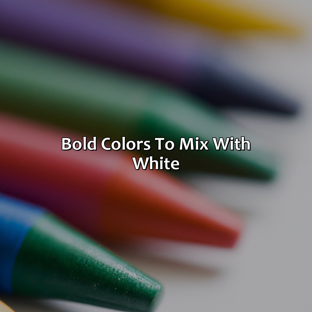 Bold Colors To Mix With White  - What Color Goes With White, 