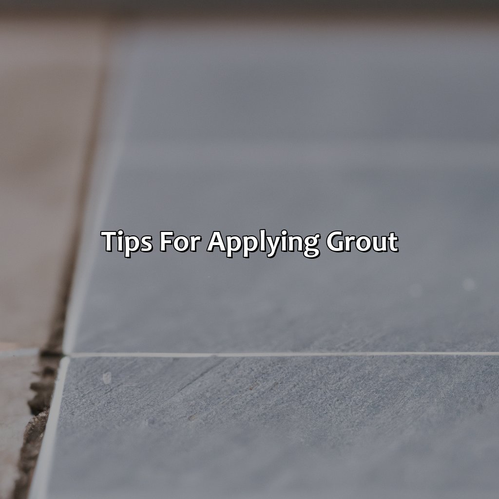 Tips For Applying Grout  - What Color Grout To Use With Gray Tile, 