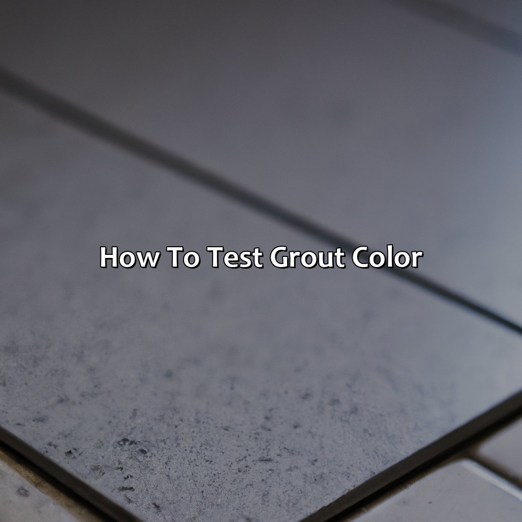 How To Test Grout Color  - What Color Grout To Use With Gray Tile, 