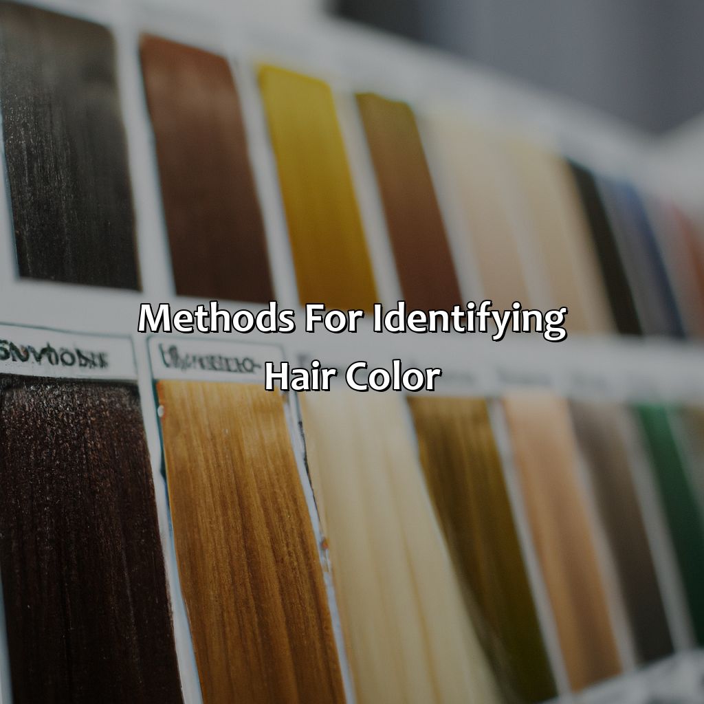Methods For Identifying Hair Color  - What Color Hair Do I Have, 