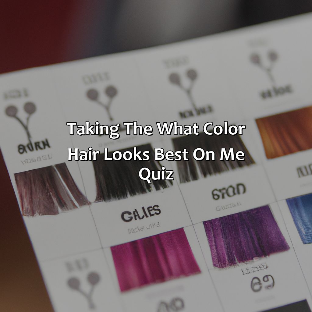 Taking The "What Color Hair Looks Best On Me Quiz"  - What Color Hair Looks Best On Me Quiz, 