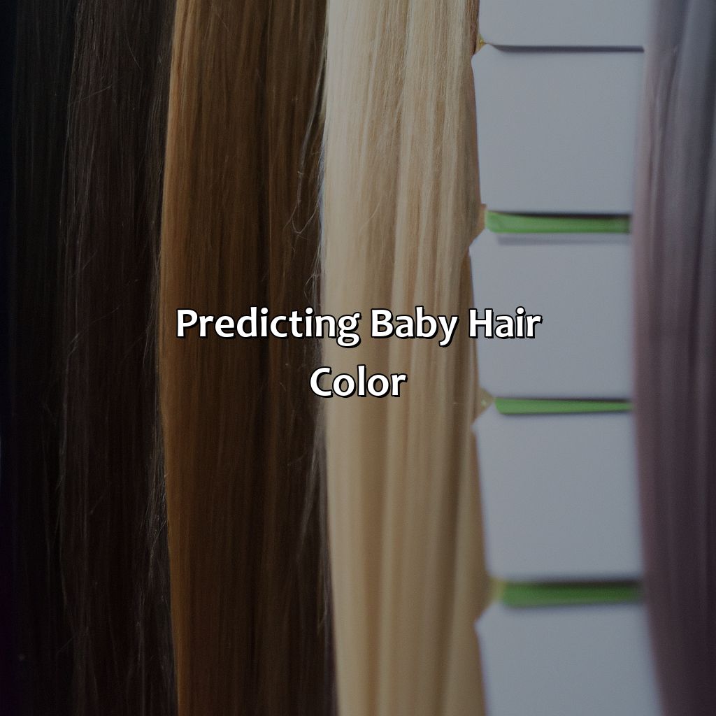 Predicting Baby Hair Color  - What Color Hair Will My Baby Have, 