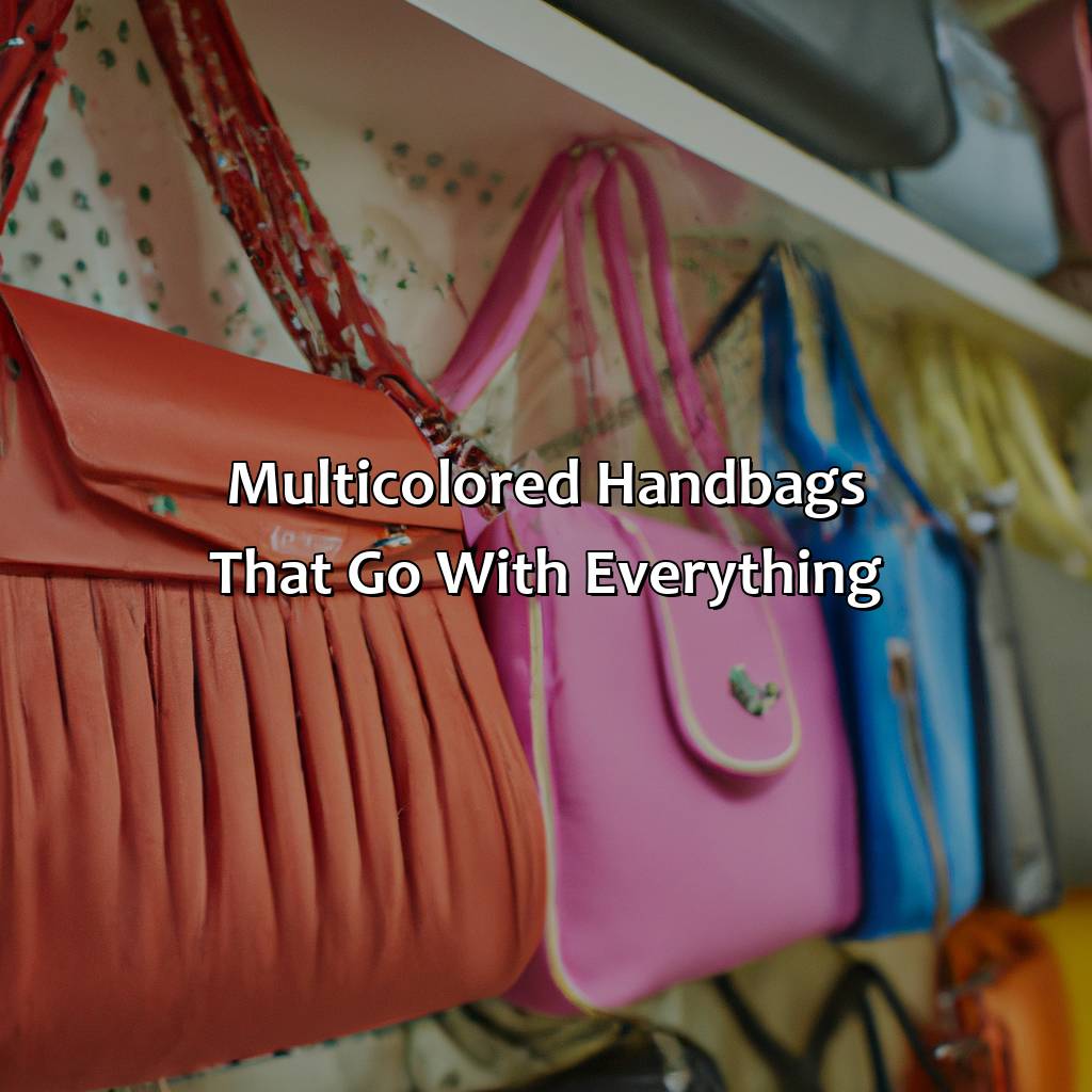 Multicolored Handbags That Go With Everything  - What Color Handbag Goes With Everything, 