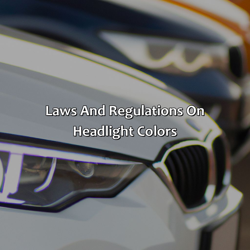 Laws And Regulations On Headlight Colors  - What Color Headlights Are Legal, 