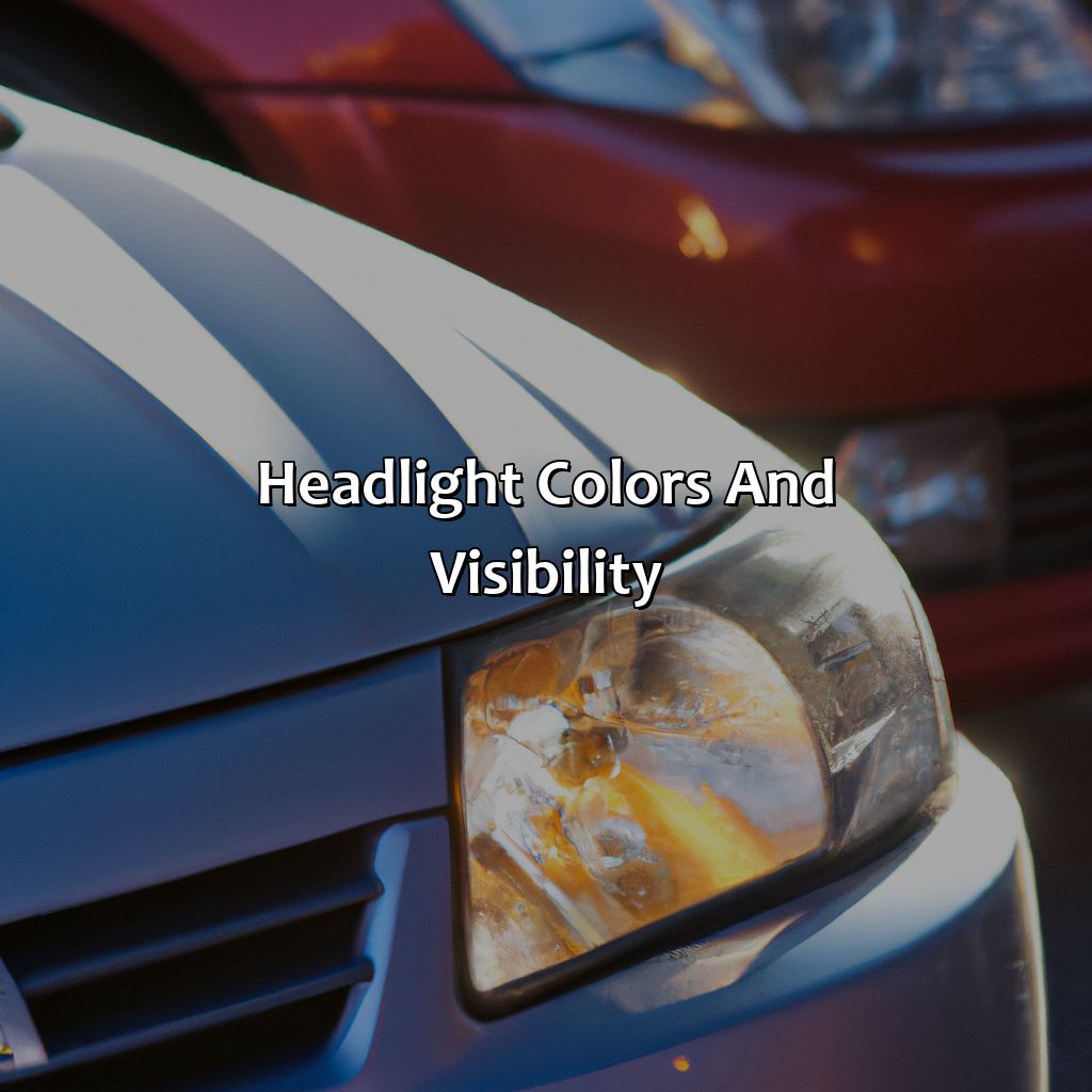 Headlight Colors And Visibility  - What Color Headlights Are Legal, 