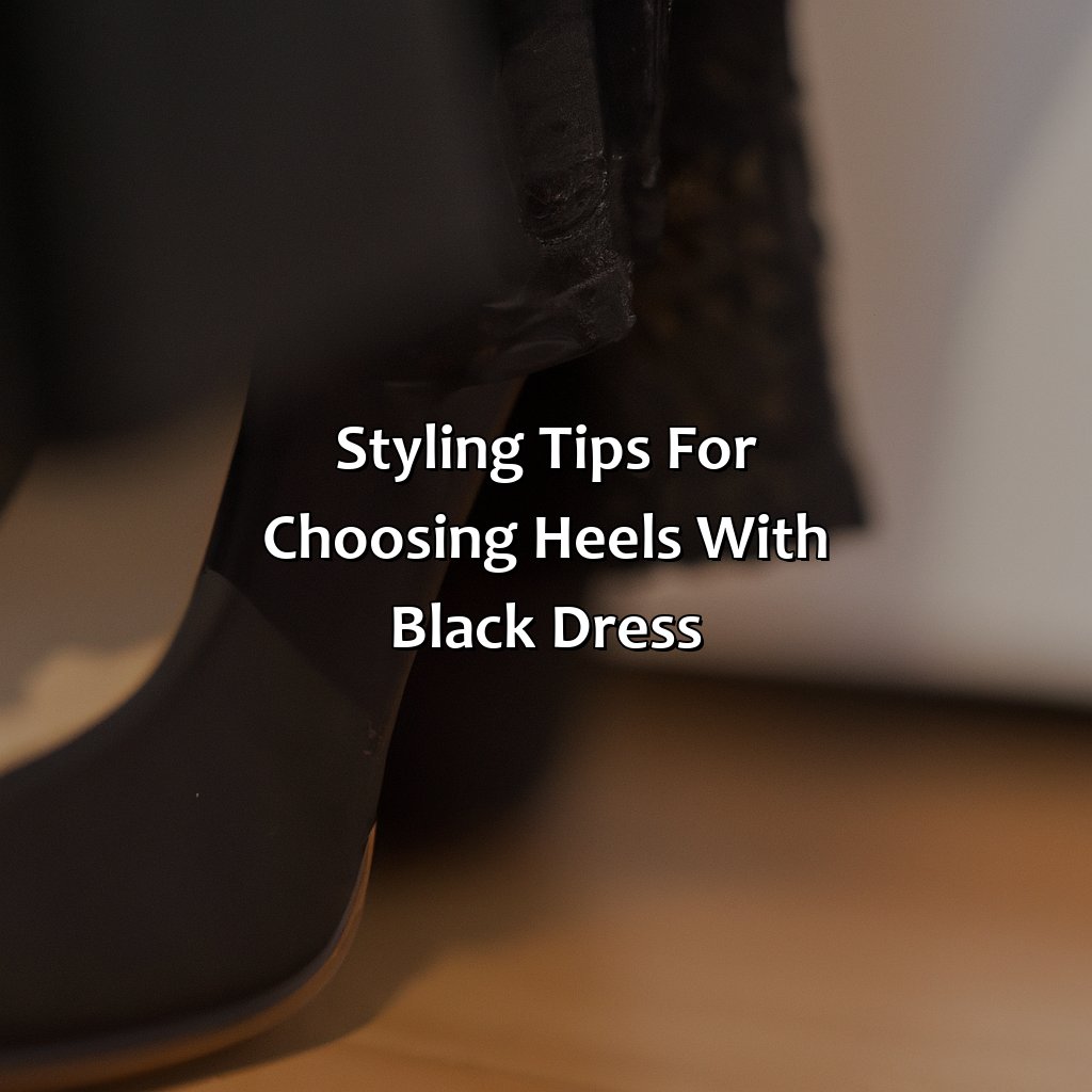Styling Tips For Choosing Heels With Black Dress  - What Color Heels With Black Dress, 