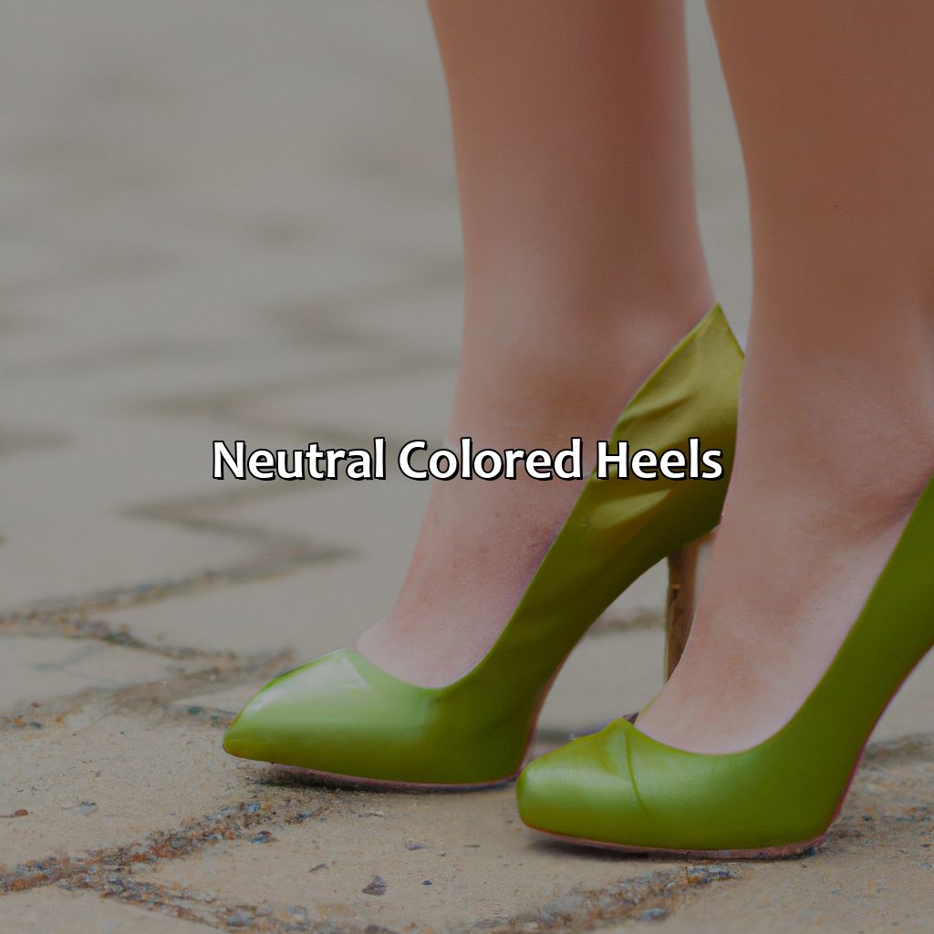 Neutral Colored Heels  - What Color Heels With Green Dress, 