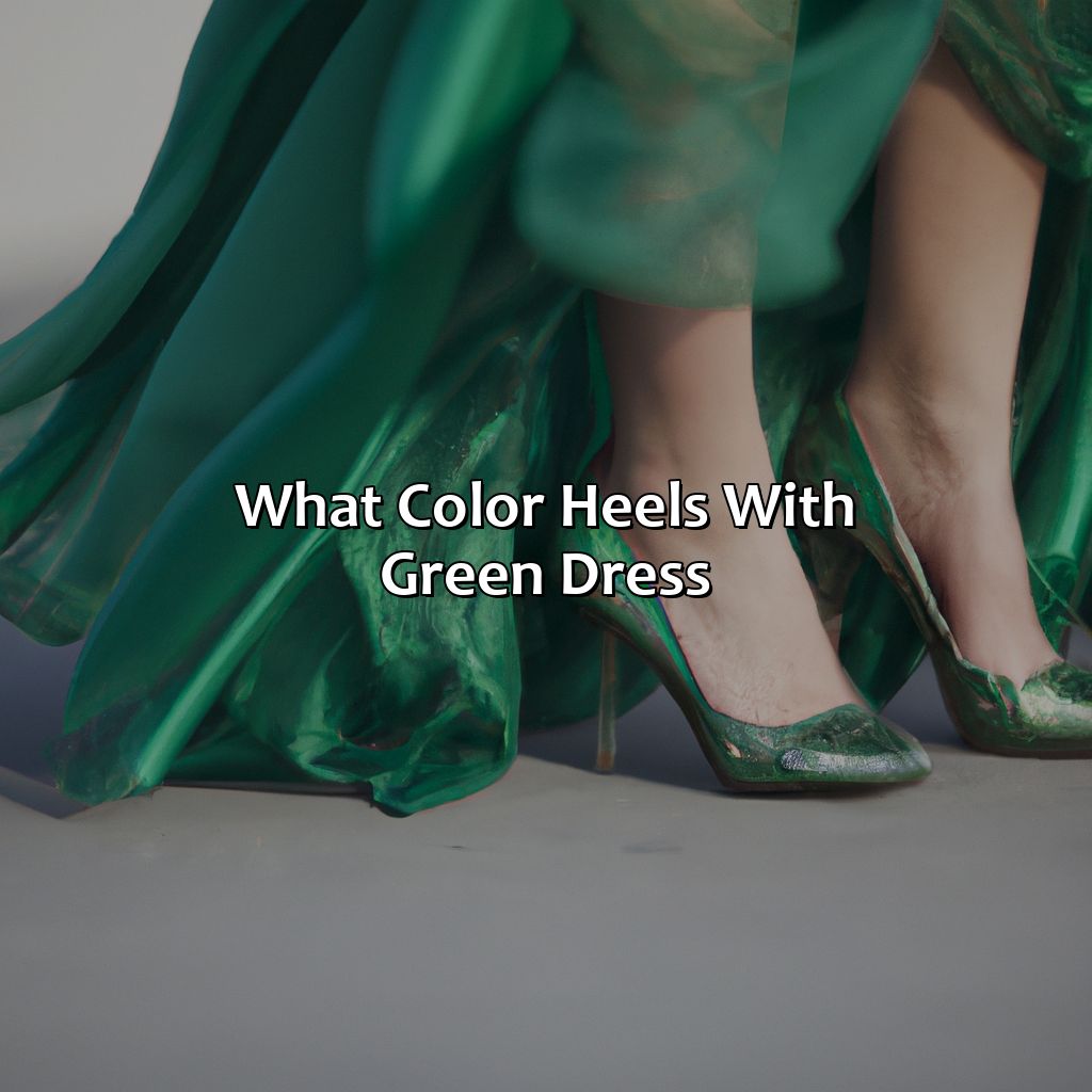 What Color Heels With Green Dress - colorscombo.com