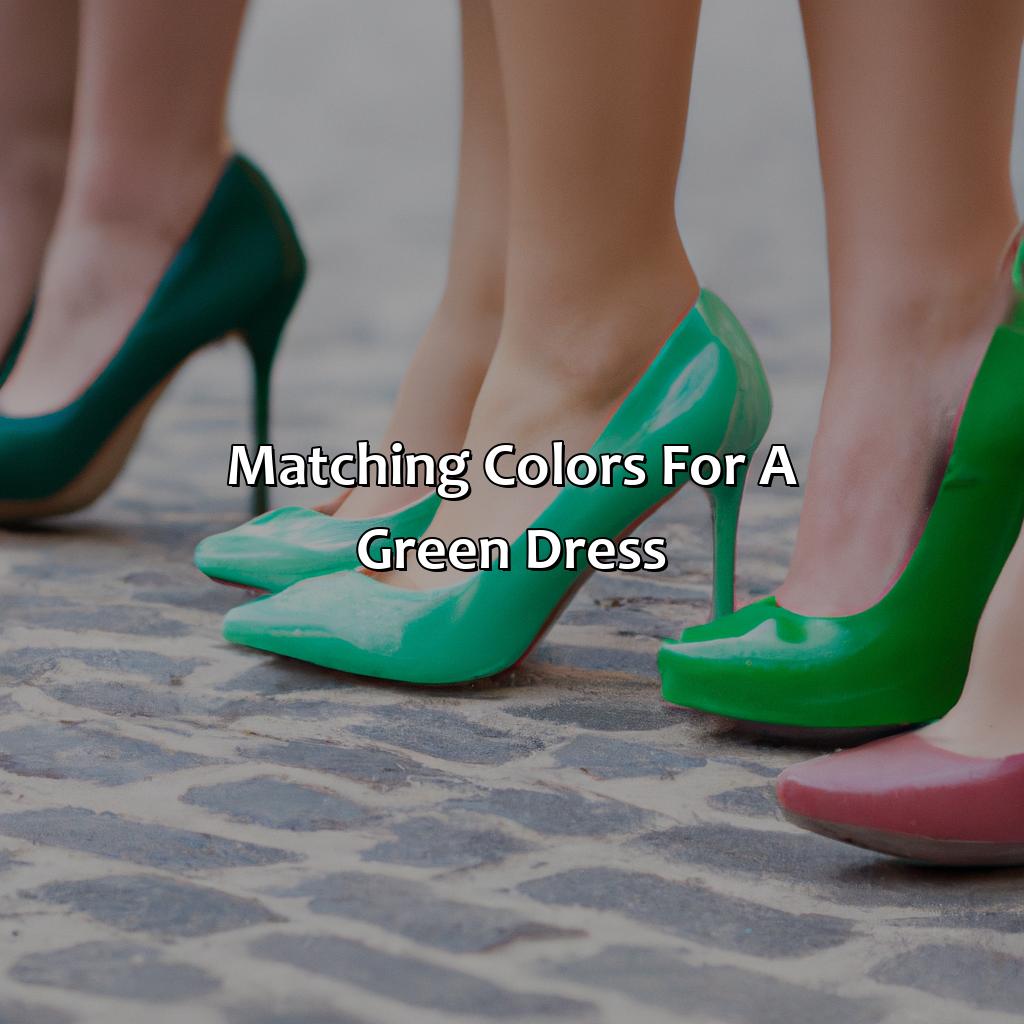 Matching Colors For A Green Dress  - What Color Heels With Green Dress, 