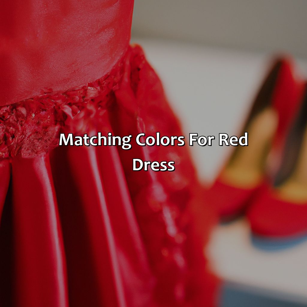 Matching Colors For Red Dress  - What Color Heels With Red Dress, 