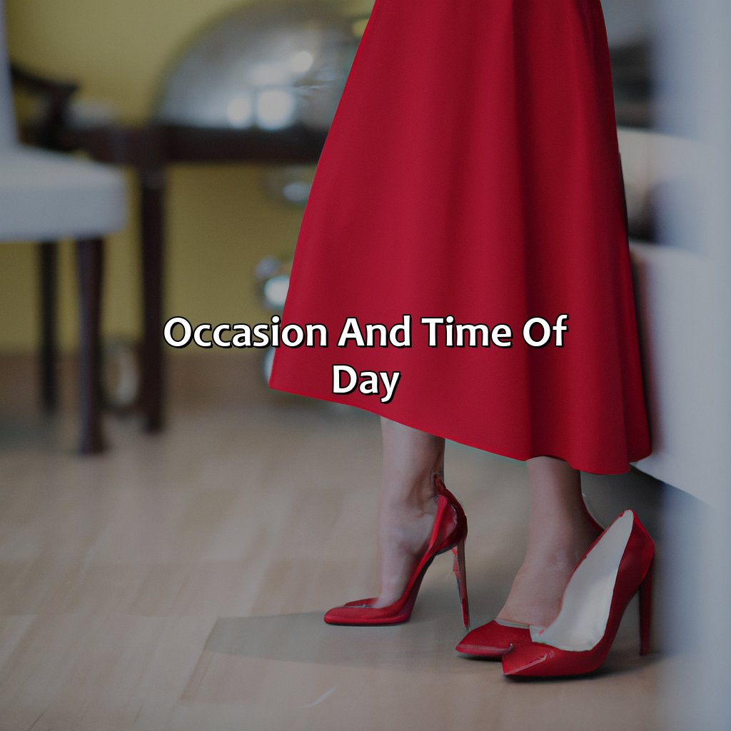 Occasion And Time Of Day  - What Color Heels With Red Dress, 
