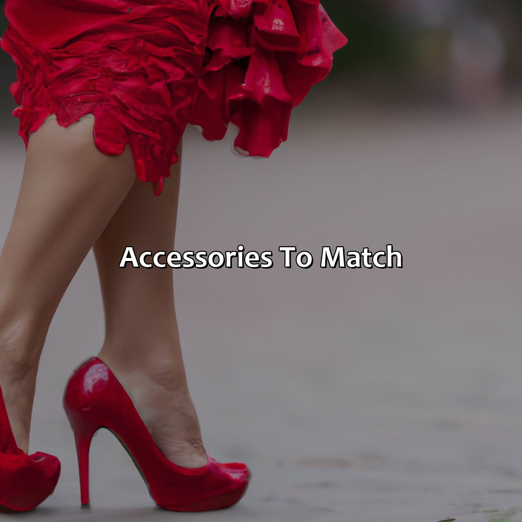 Accessories To Match  - What Color Heels With Red Dress, 