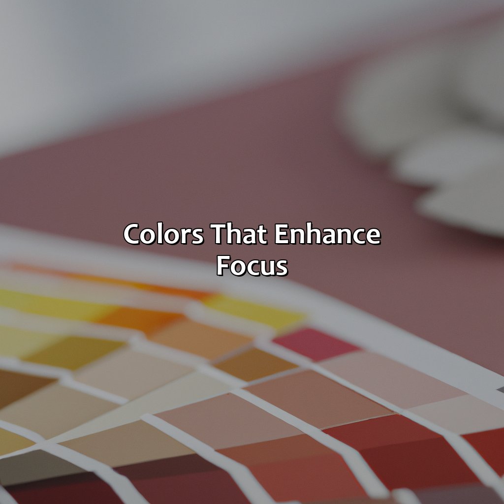 What Color Helps You Focus - colorscombo.com