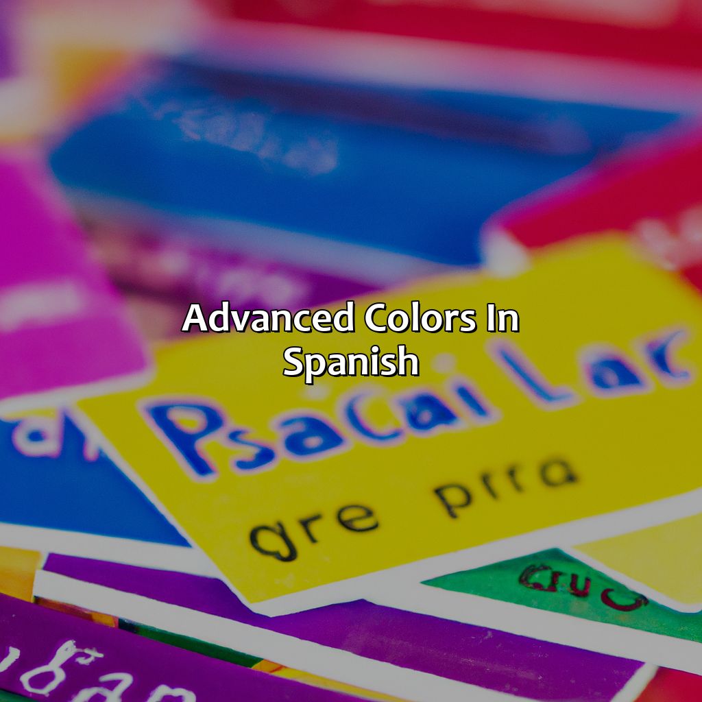 Advanced Colors In Spanish  - What Color In Spanish, 